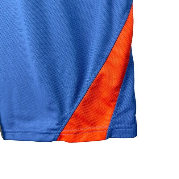 J. America Athletic Florida Gators Polo Shirt Mens XXL Blue & Orange Polyester - Picture 7 of 10